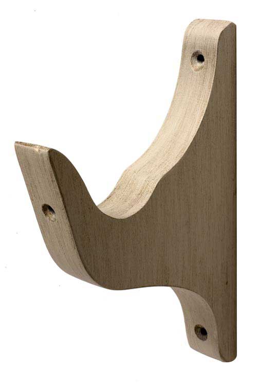 Hallis Modern Country Architrave Bracket in Brushed Ivory