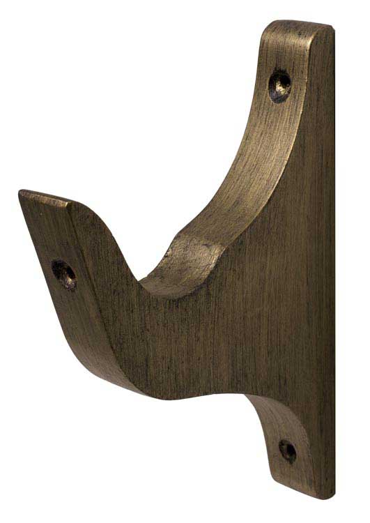 Hallis Modern Country Architrave Bracket in Gold Black