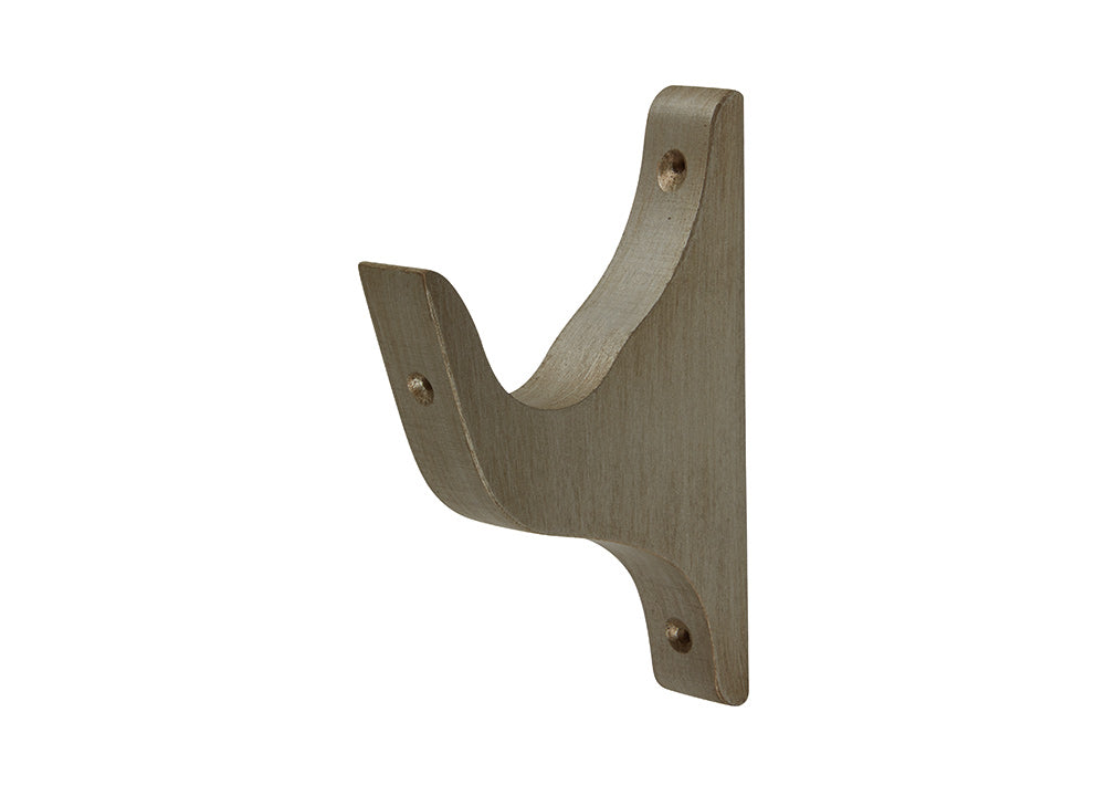 Hallis Modern Country Architrave Bracket in Satin Silver