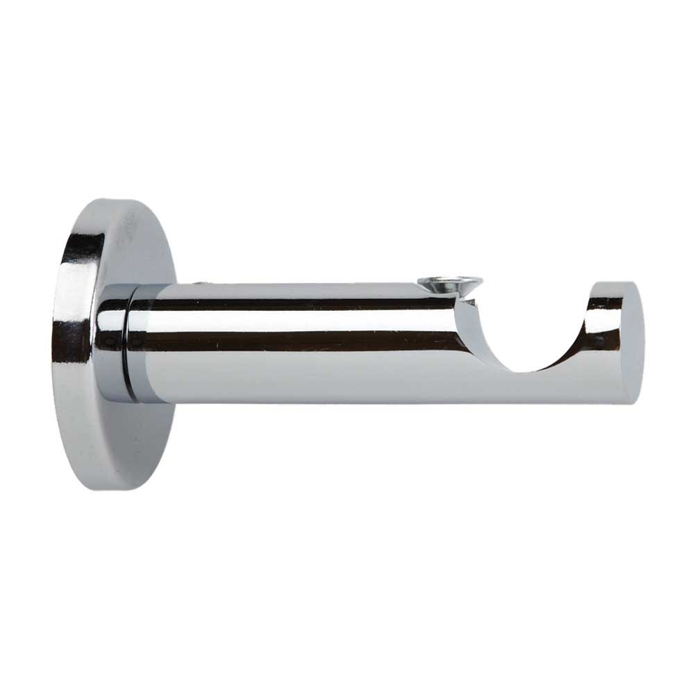 Hallis Neo Cylinder Bracket in Chrome Effect
