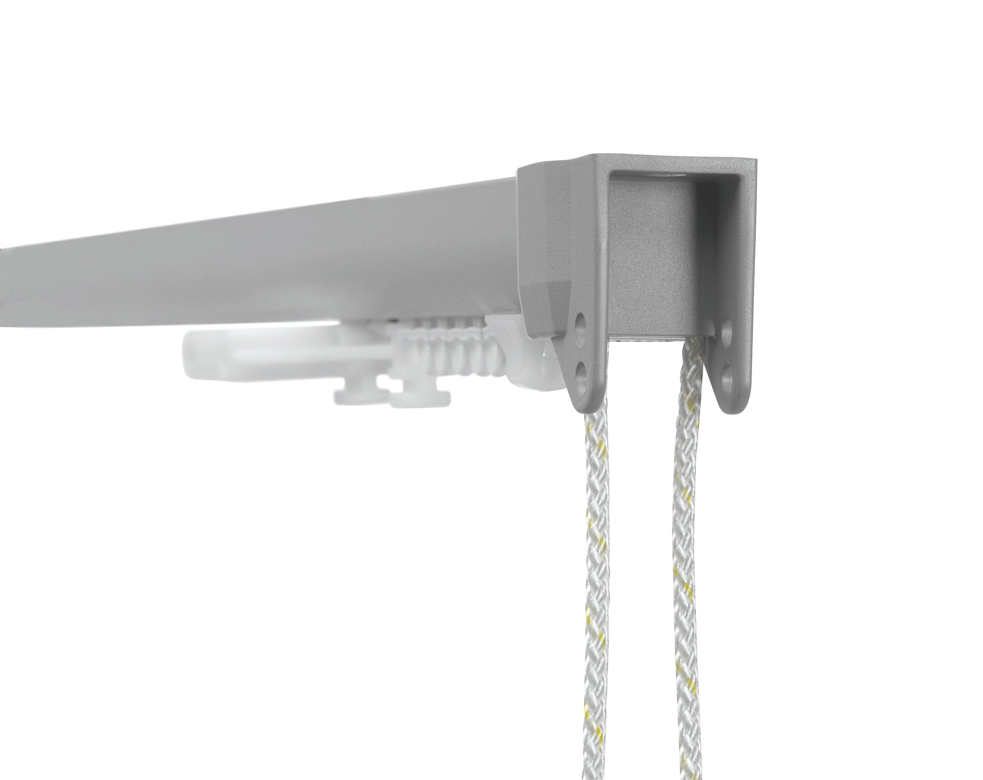 Silent Gliss 3840 Corded Curtain Track in Anodic Grey