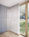 Silent Gliss 3870 Corded Curtain Track in Charcoal