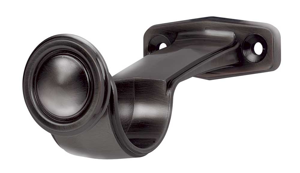 Hallis Galleria Centre Bracket in Black Nickel