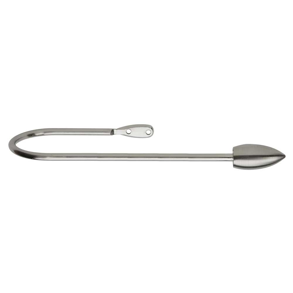 Hallis Neo Extended Bullet Holdbacks in Stainless Steel Effect