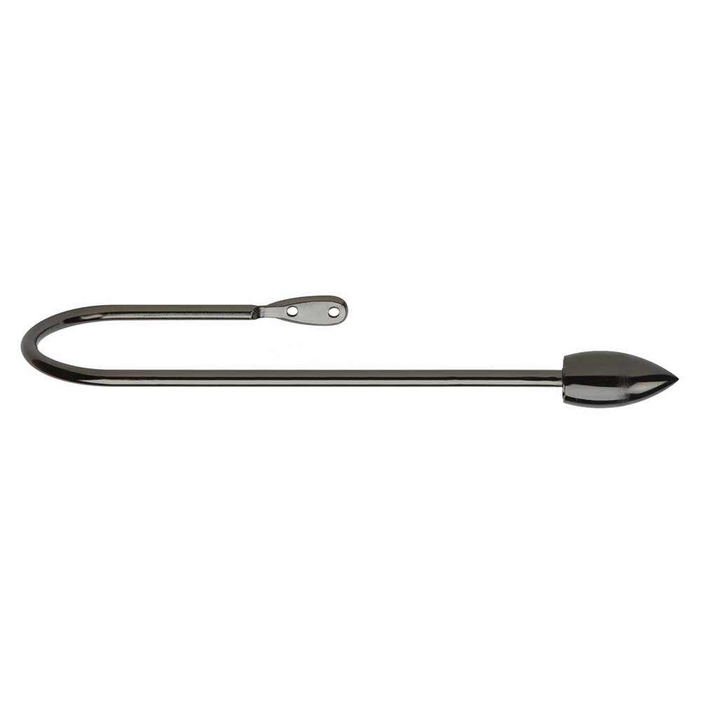 Hallis Neo Extended Bullet Holdbacks in Black Nickel Effect
