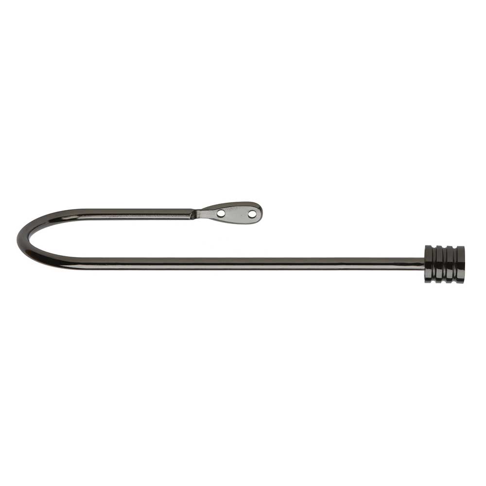 Hallis Neo Extended Stud Holdbacks in Black Nickel Effect