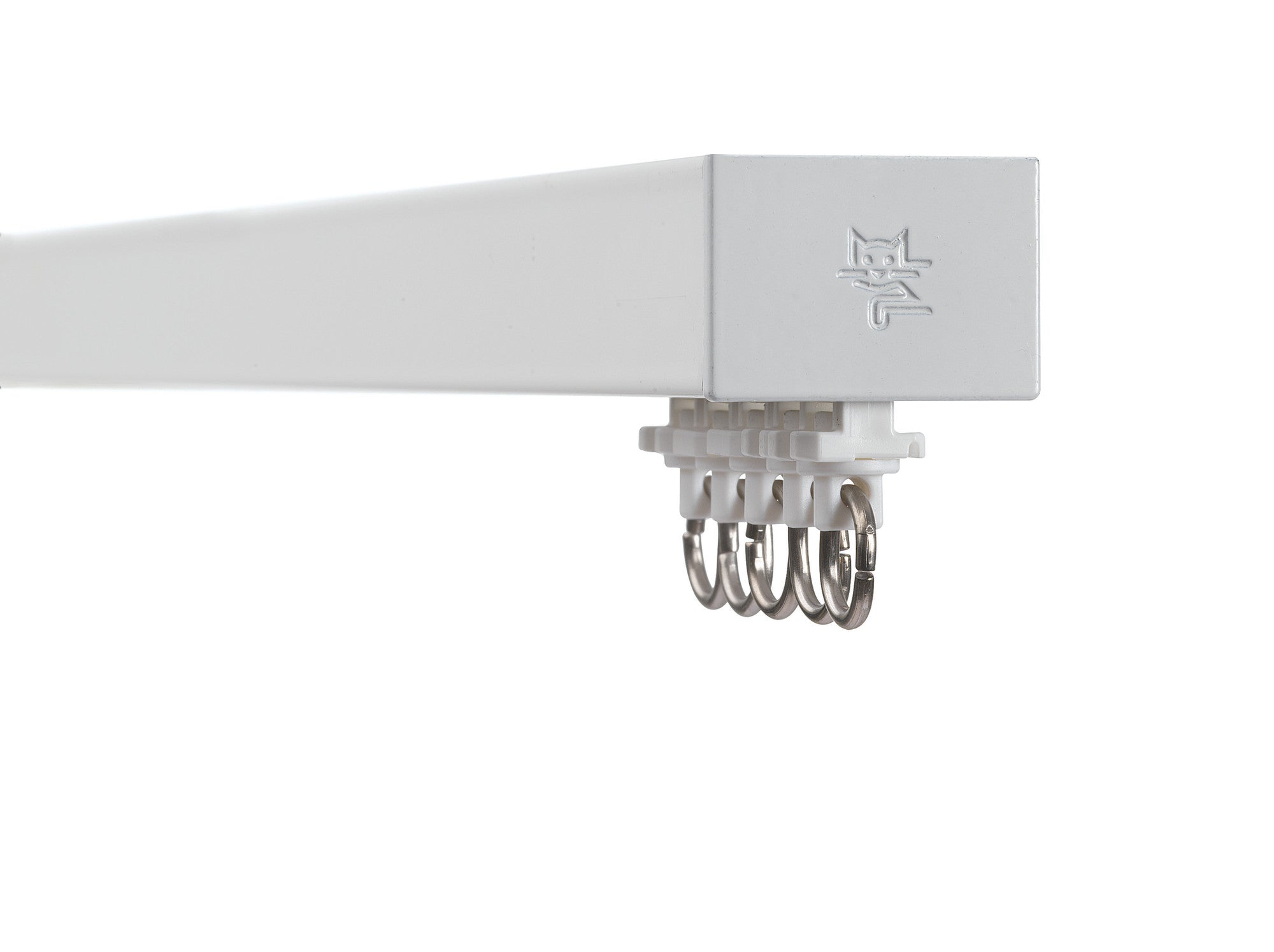 Silent Gliss 6970 Heavy Duty Curtain Track in White