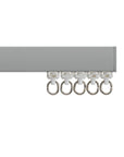 Silent Gliss 6970 Heavy Duty Curtain Track in Silver