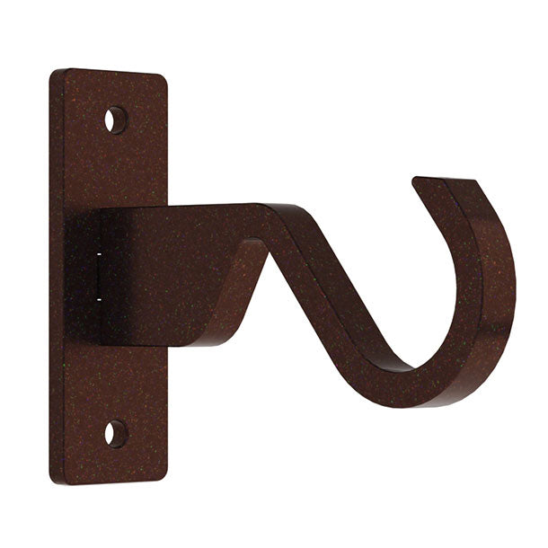 Hallis Arc End Bracket in Bronze