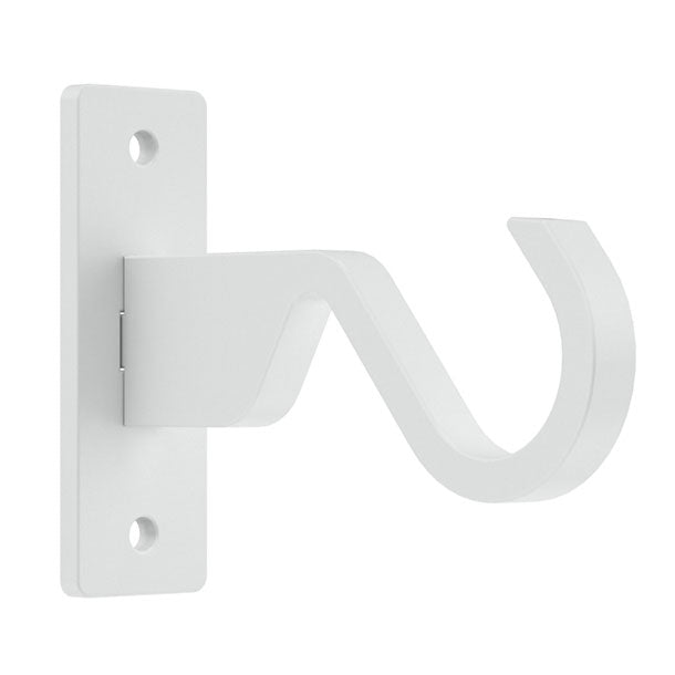 Hallis Arc End Bracket in China White