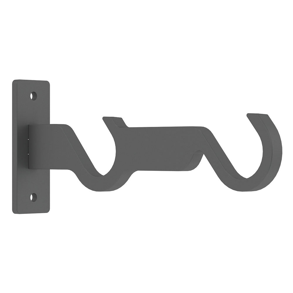 Hallis Arc Double End Bracket in Lead