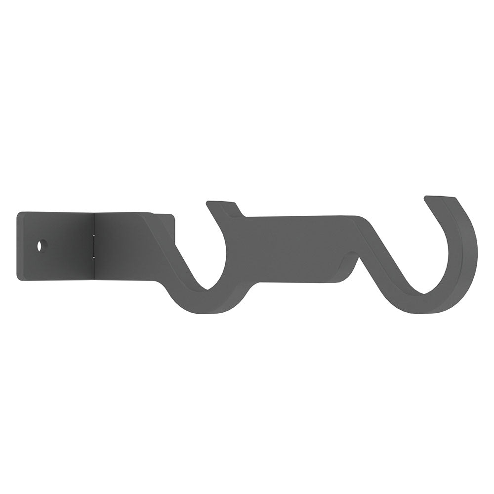 Hallis Arc Double Centre Bracket in Lead