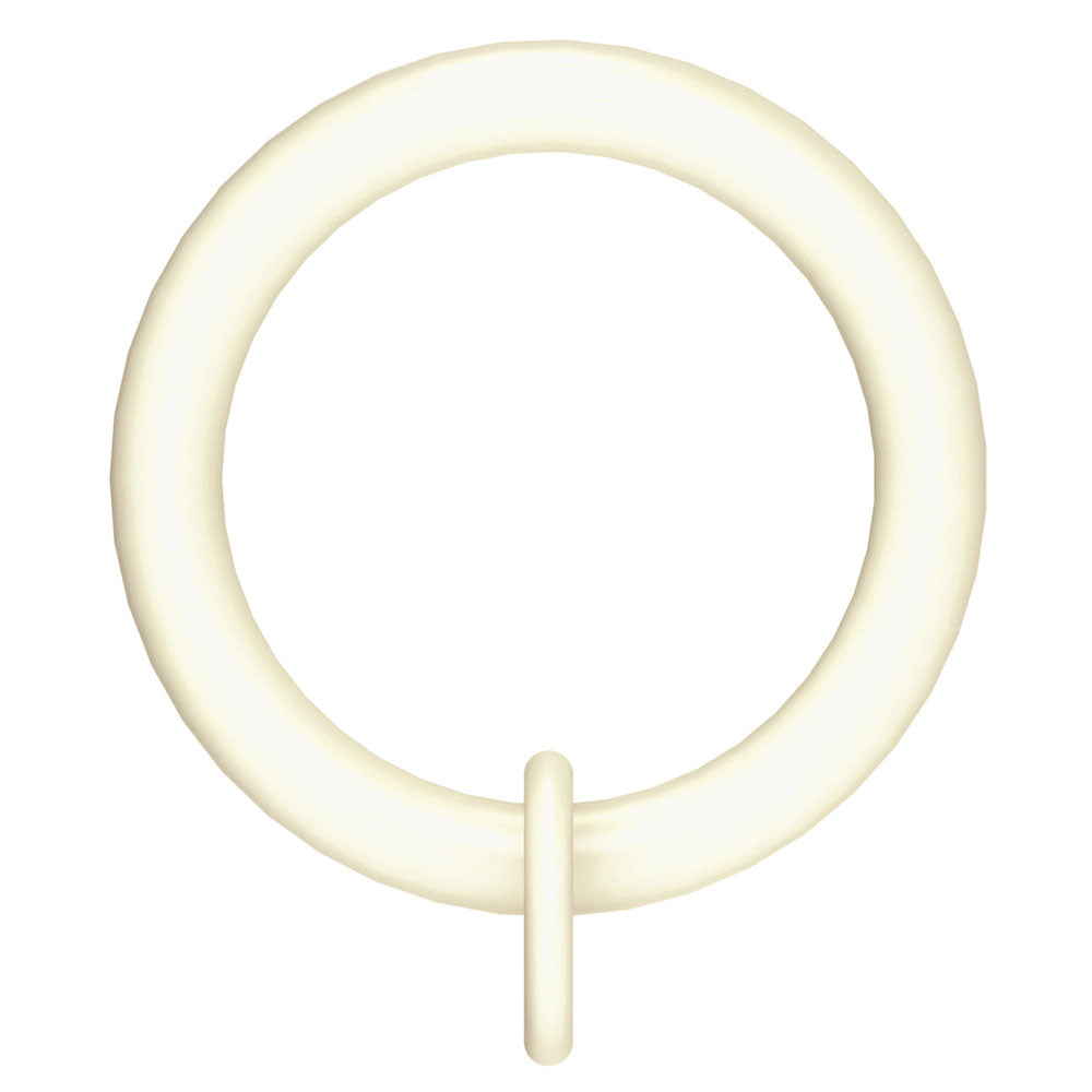 Hallis Arc Curtain Pole Rings in Linen