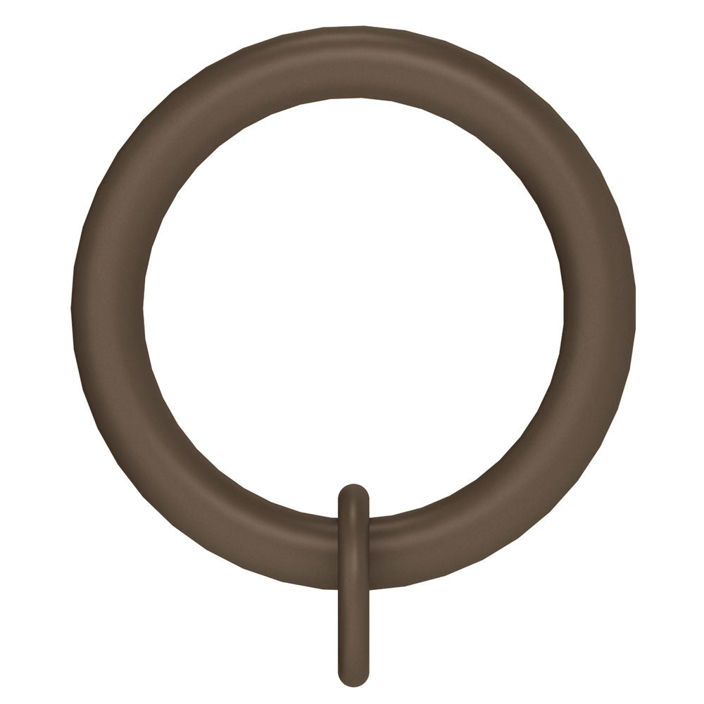 Hallis Arc Curtain Pole Rings in Mocha