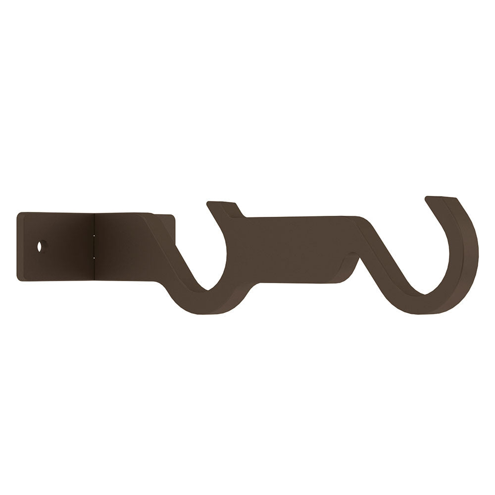 Hallis Arc Double Centre Bracket in Mocha