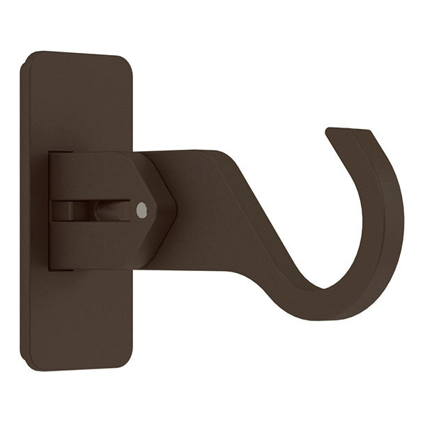 Hallis Arc Adjustable End Bracket in Mocha