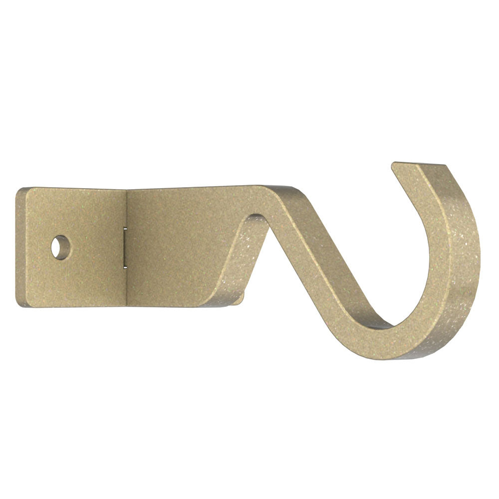 Hallis Arc Centre/Ceiling Bracket in Soft Brass