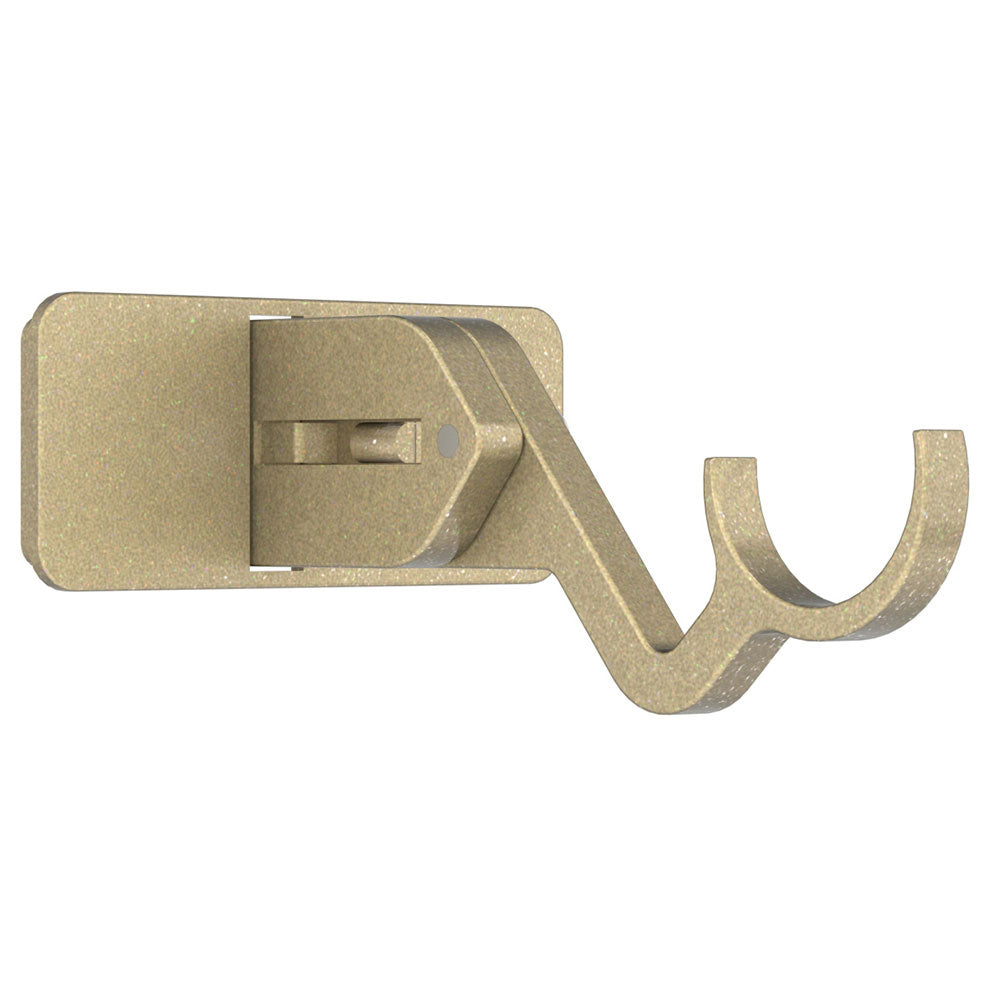 Hallis Arc Adjustable Passing Bracket in Soft Brass