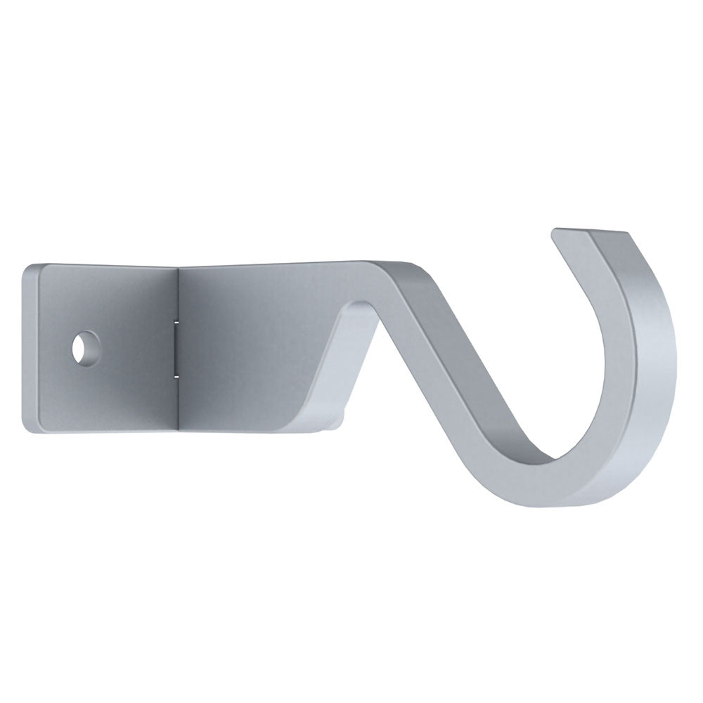Hallis Arc Centre/Ceiling Bracket in Soft Silver