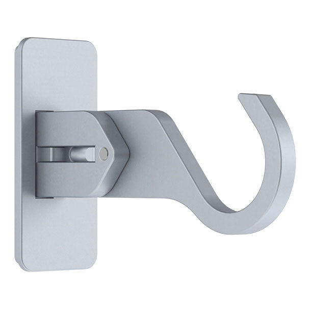 Hallis Arc Adjustable End Bracket in Soft Silver