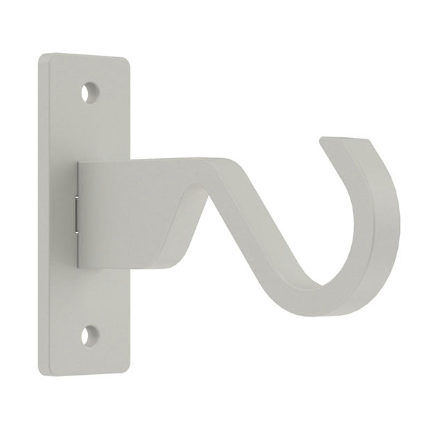 Hallis Arc End Bracket in Warm Grey