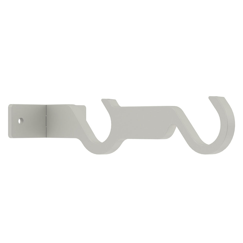 Hallis Arc Double Centre Bracket in Warm Grey