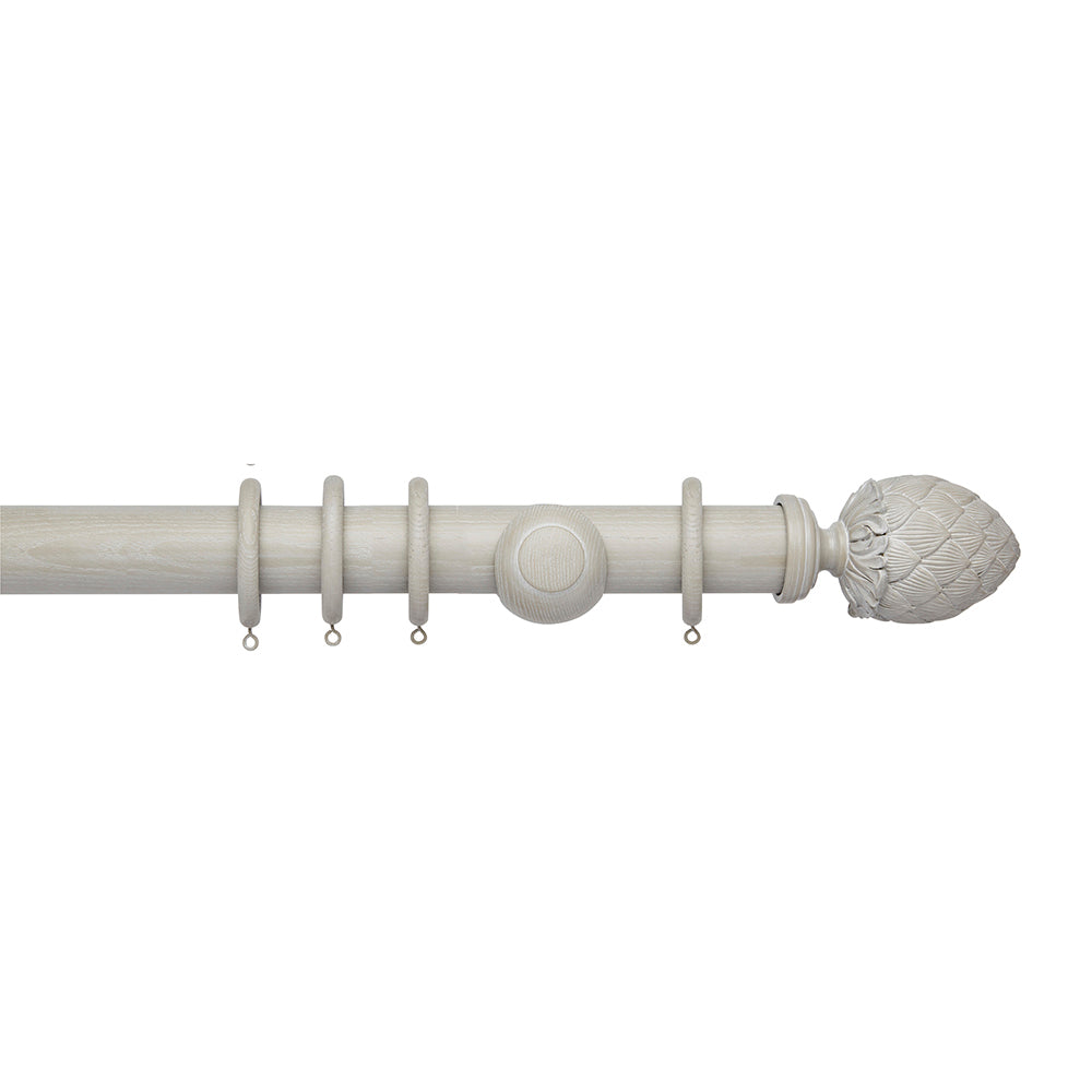 Hallis Ashbridge Kew Curtain Pole Set in Heritage Grey