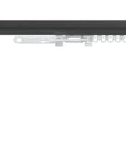 Silent Gliss 3840 Corded Curtain Track in Charcoal
