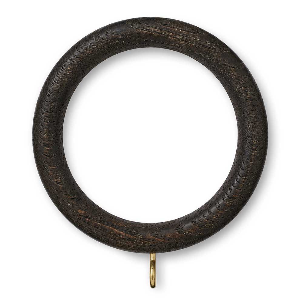 Hallis Eden Curtain Pole Rings in Umber