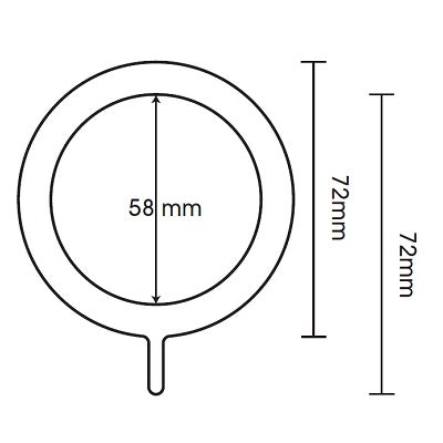 Hallis Galleria Curtain Pole Rings in Brushed Silver