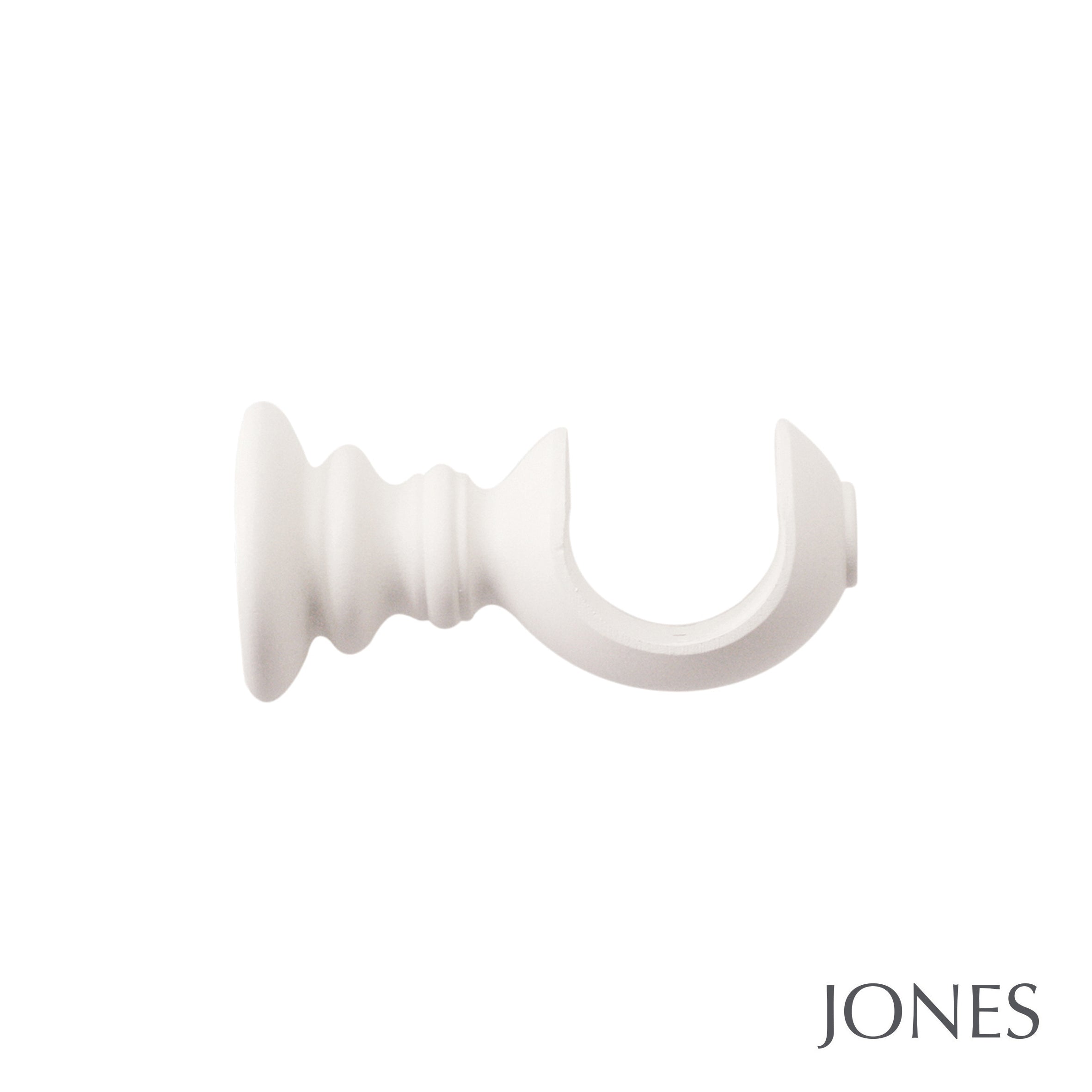 Jones Interiors Florentine Ball Finial Curtain Pole Set in Cotton