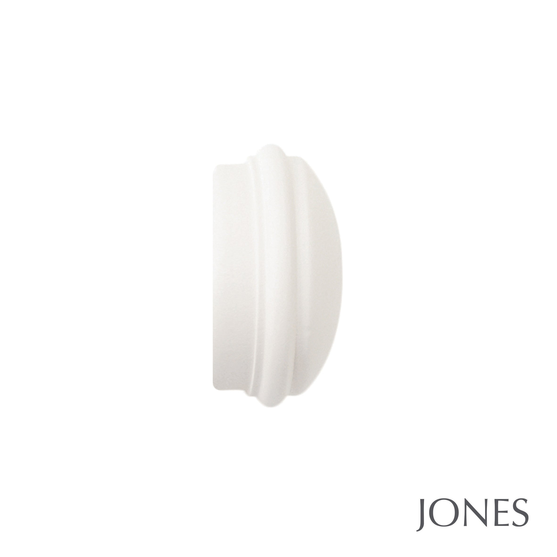 Jones Interiors Seychelles End Cap Curtain Pole Set in Cotton