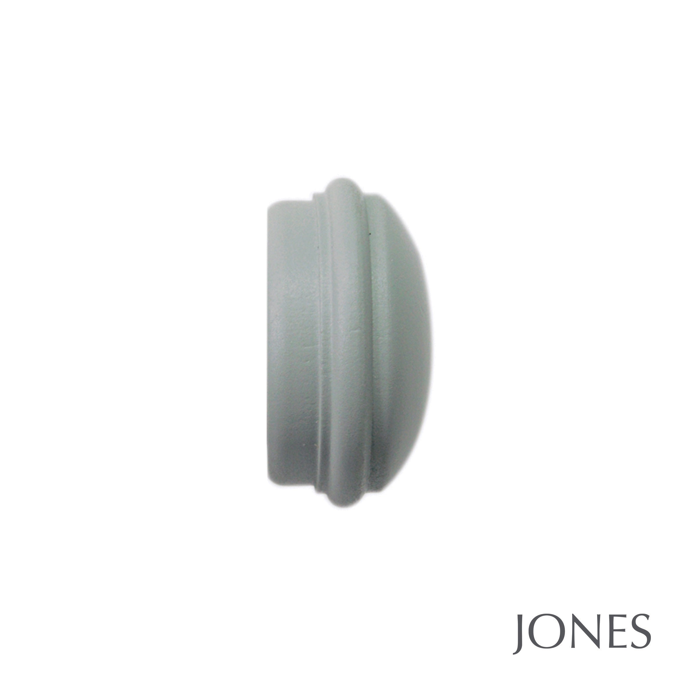 Jones Interiors Seychelles End Cap Curtain Pole Set in Haze