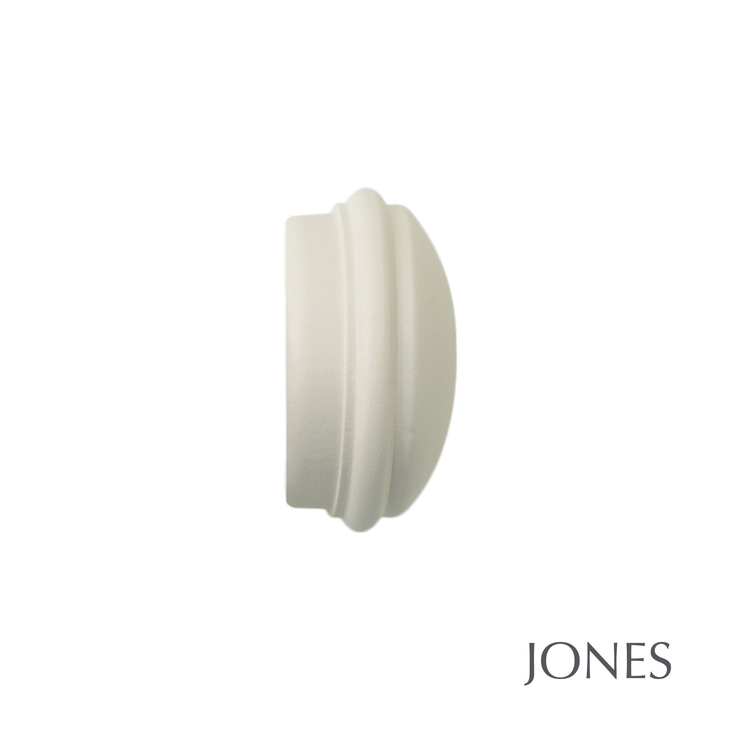 Jones Interiors Seychelles End Cap Curtain Pole Set in Sand