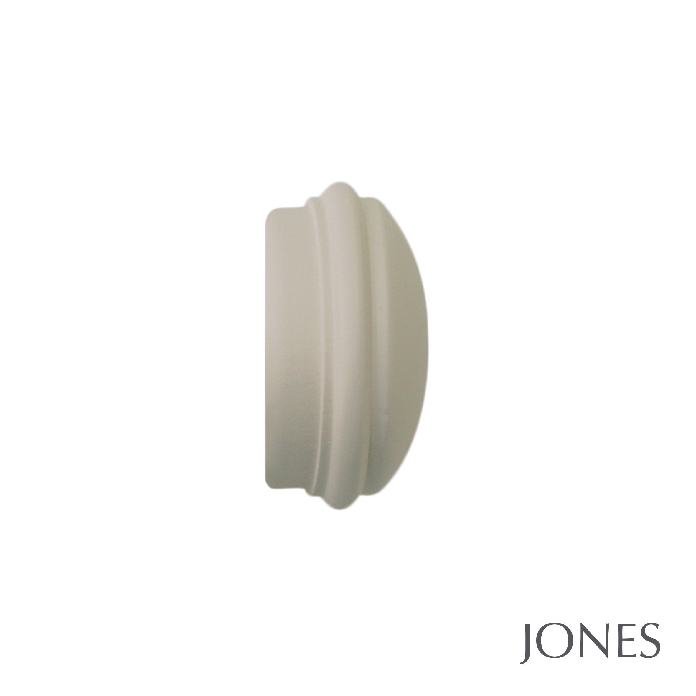 Jones Interiors Seychelles End Cap Curtain Pole Set in Truffle