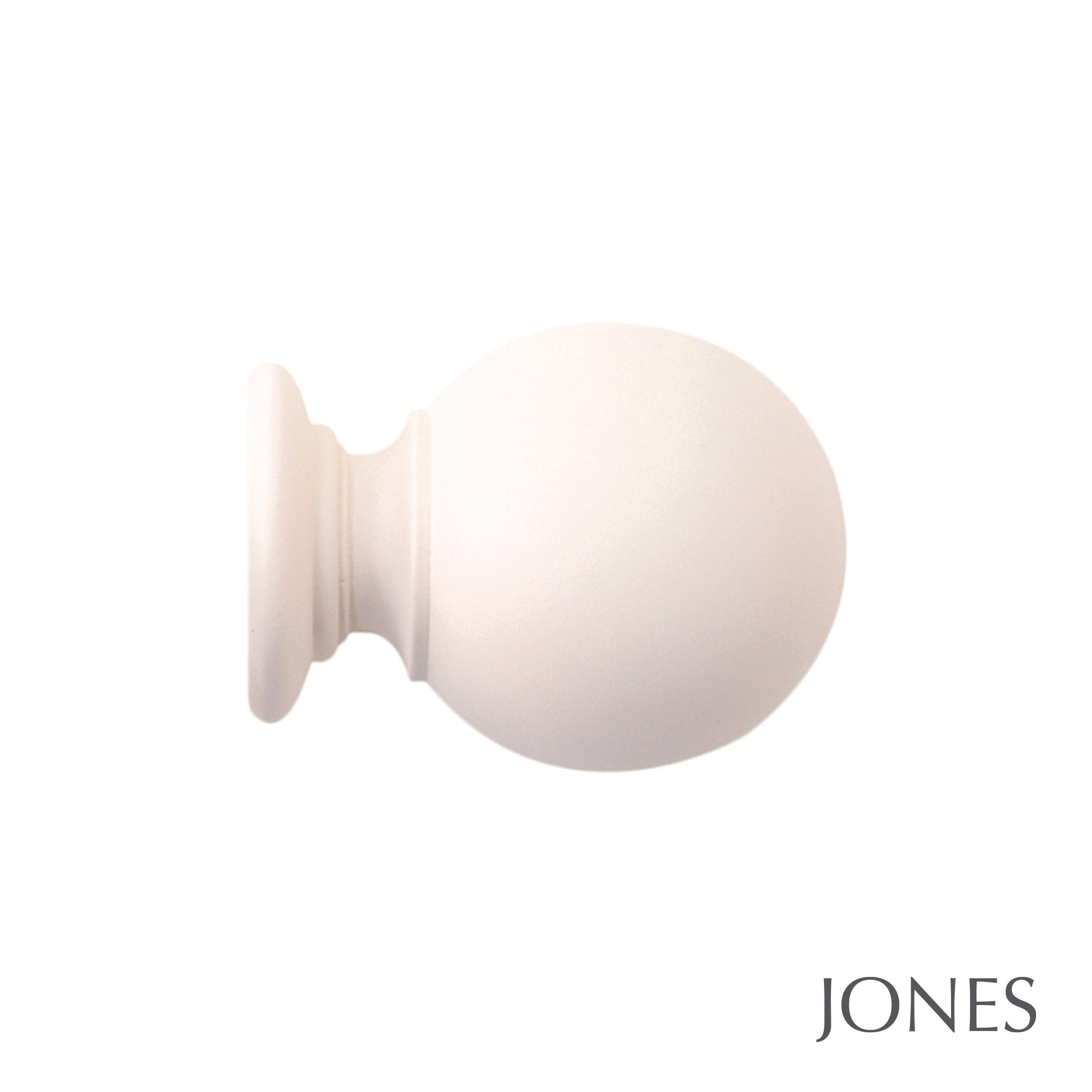 Jones Interiors Seychelles Ball Finial Curtain Pole Set in Blush