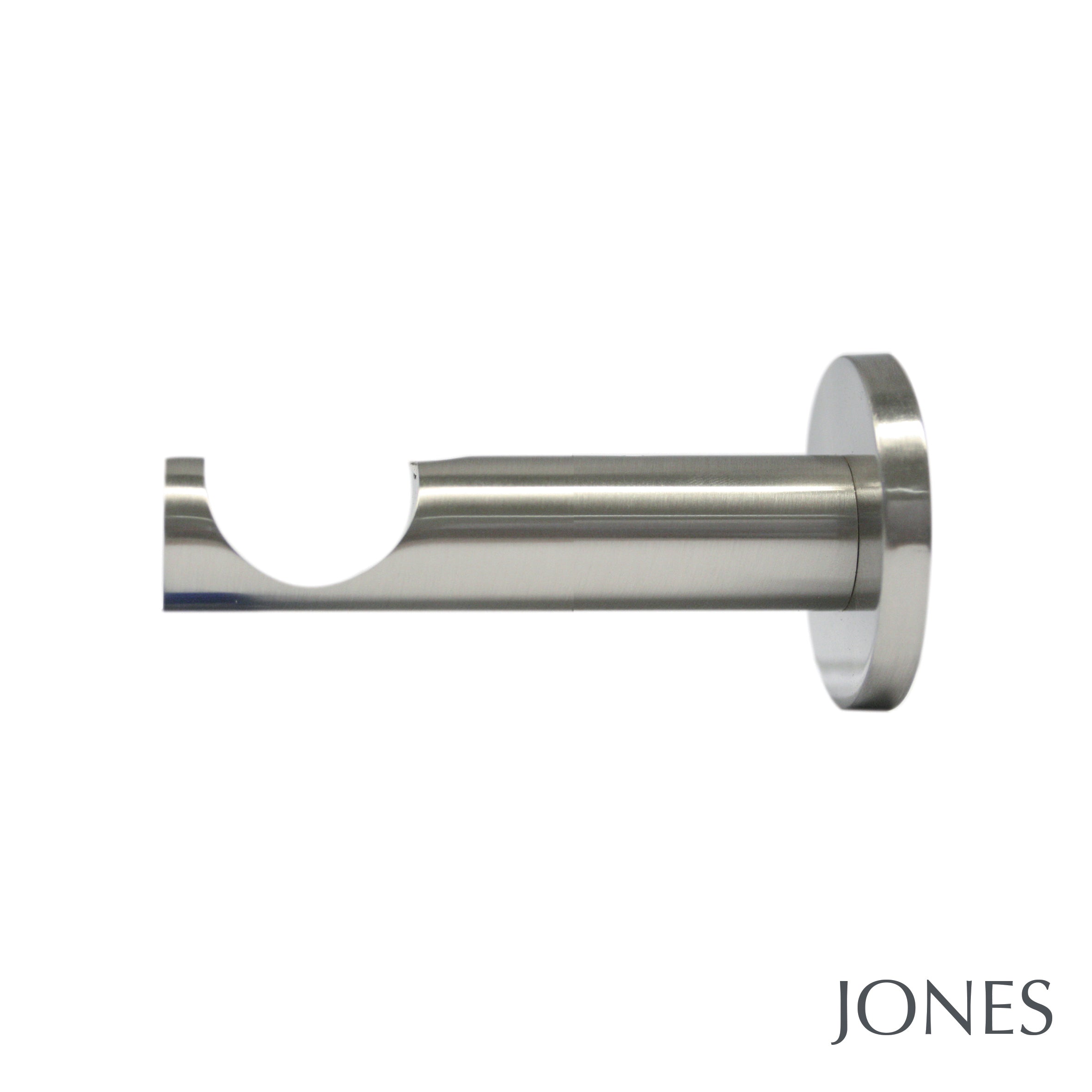 Jones Lunar 7cm Curtain Pole Bracket Matt Nickel