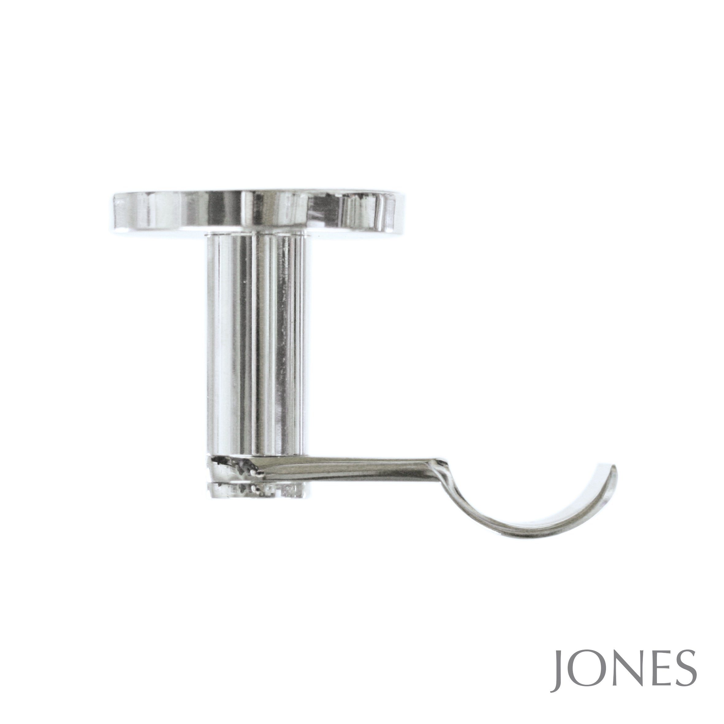 Jones Lunar Curtain Pole Ceiling Bracket Chrome