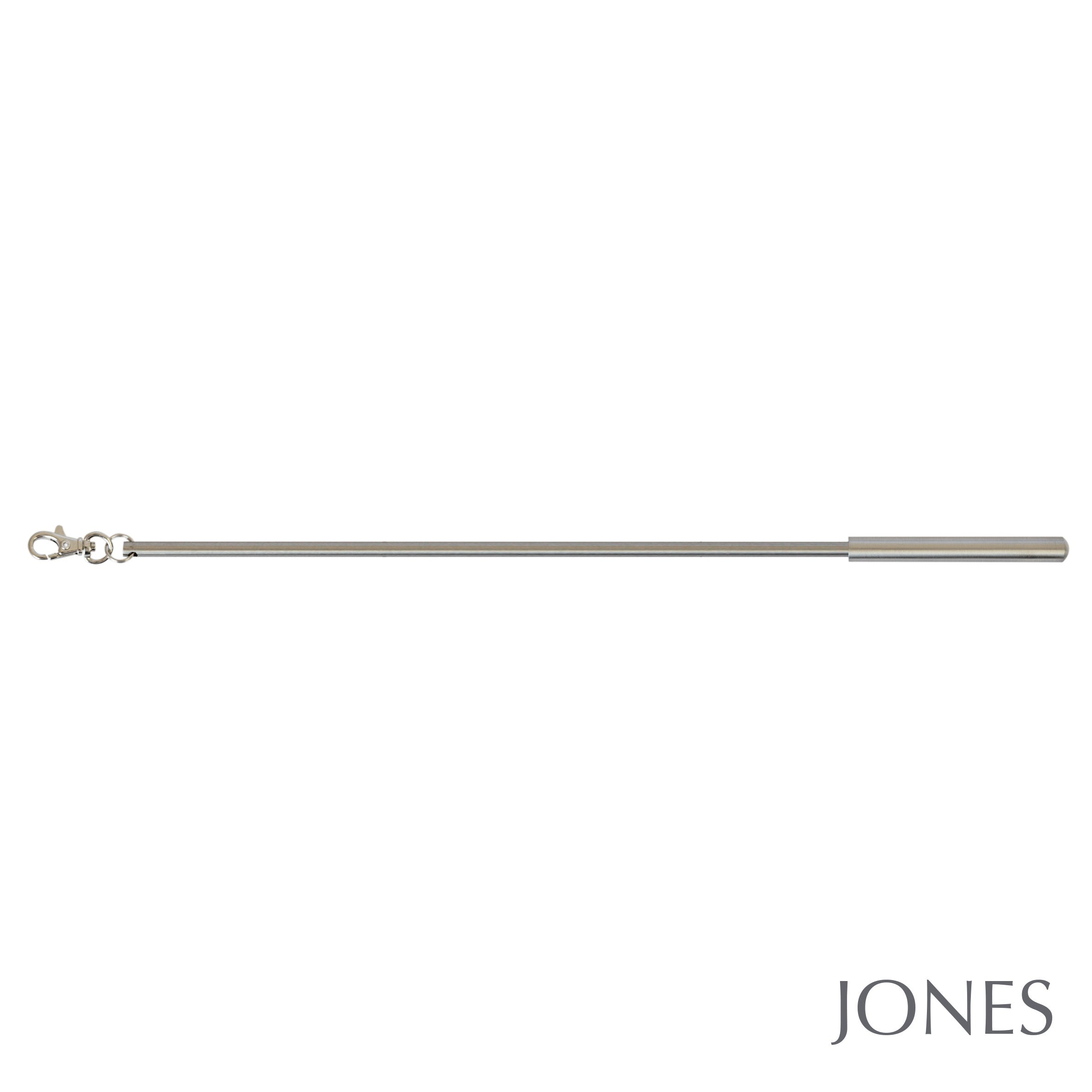 Jones Lunar Curtain Pole Draw Rods in Matt Nickel