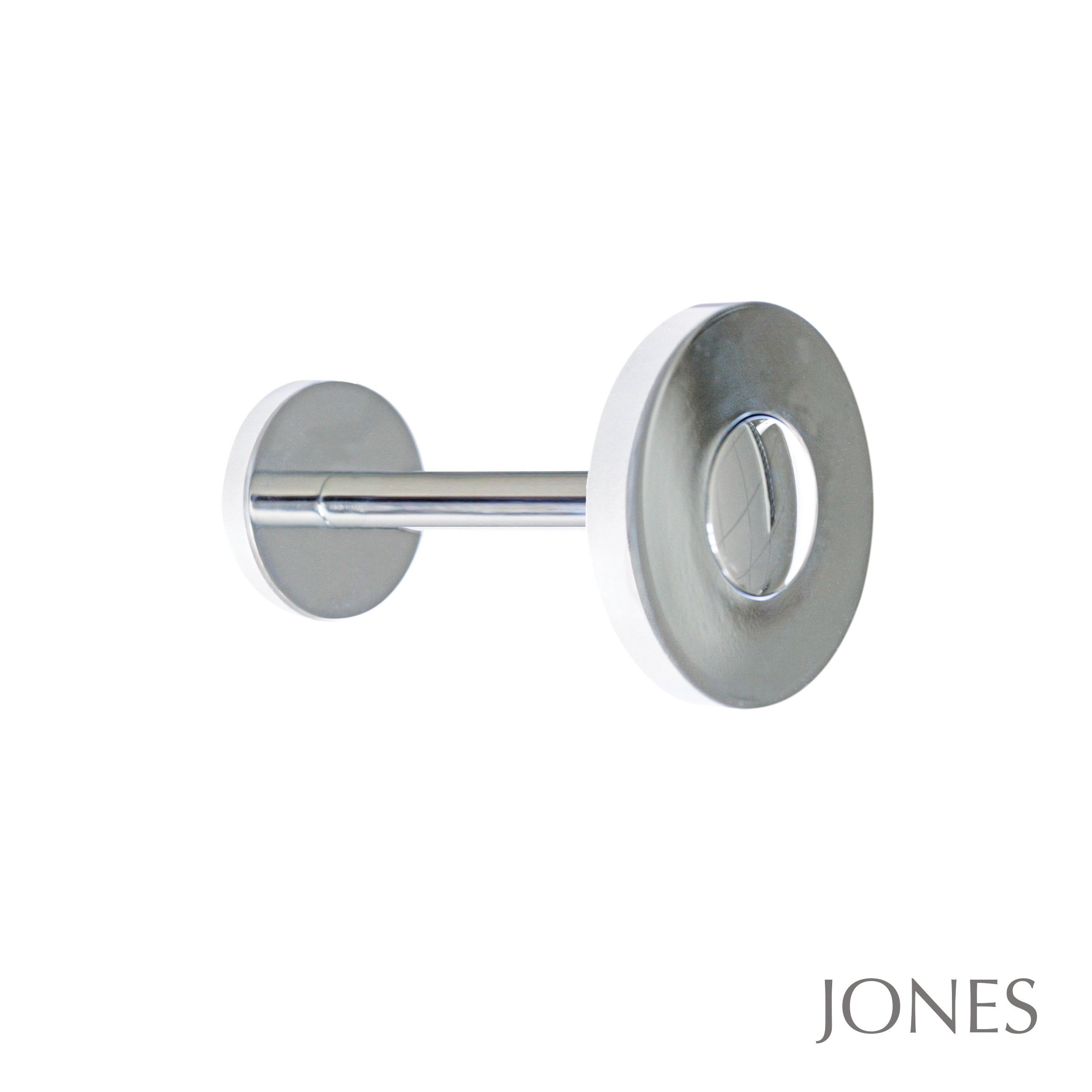 Jones Lunar Curtain Holdbacks in Chrome