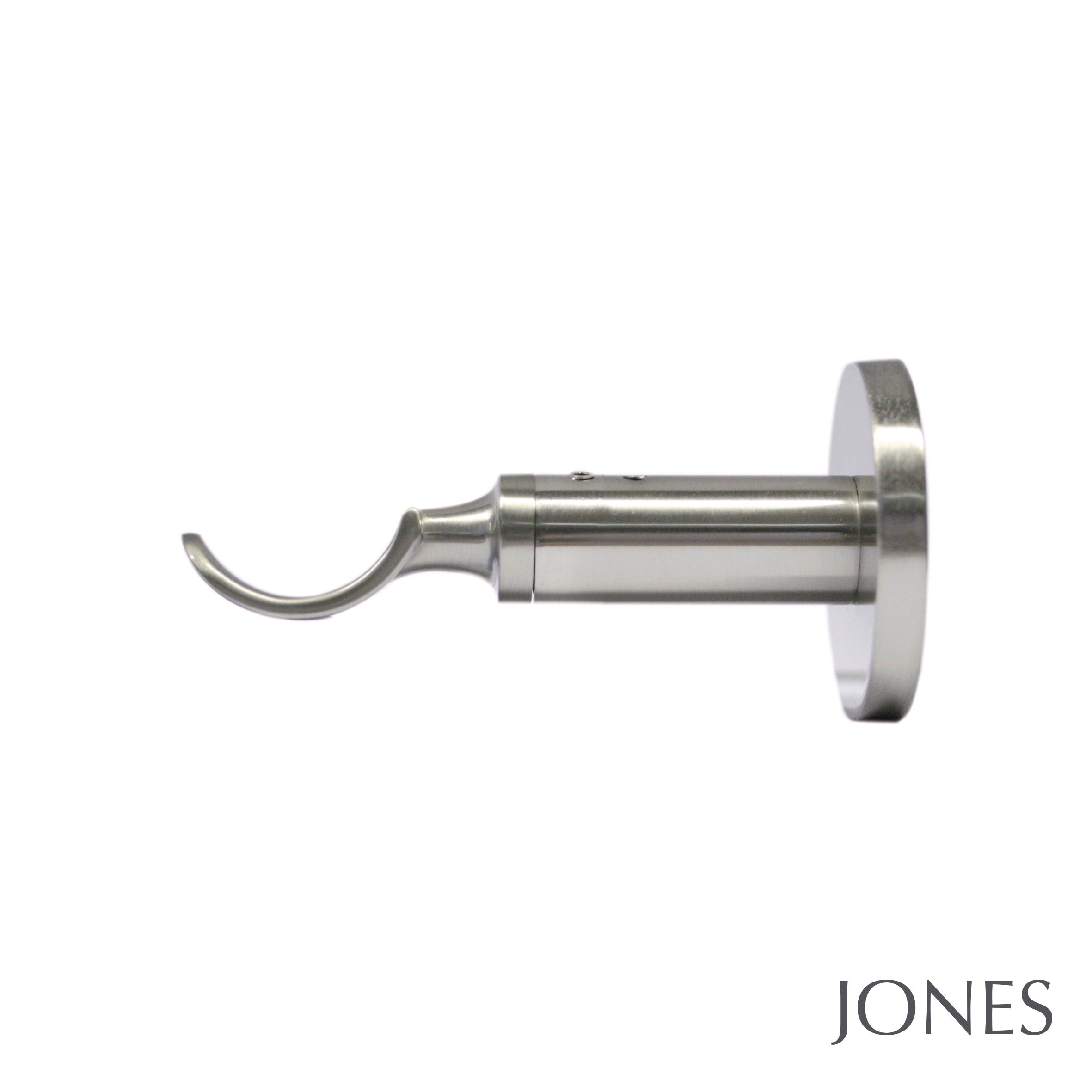 Jones Lunar Curtain Pole Passing Bracket Matt Nickel