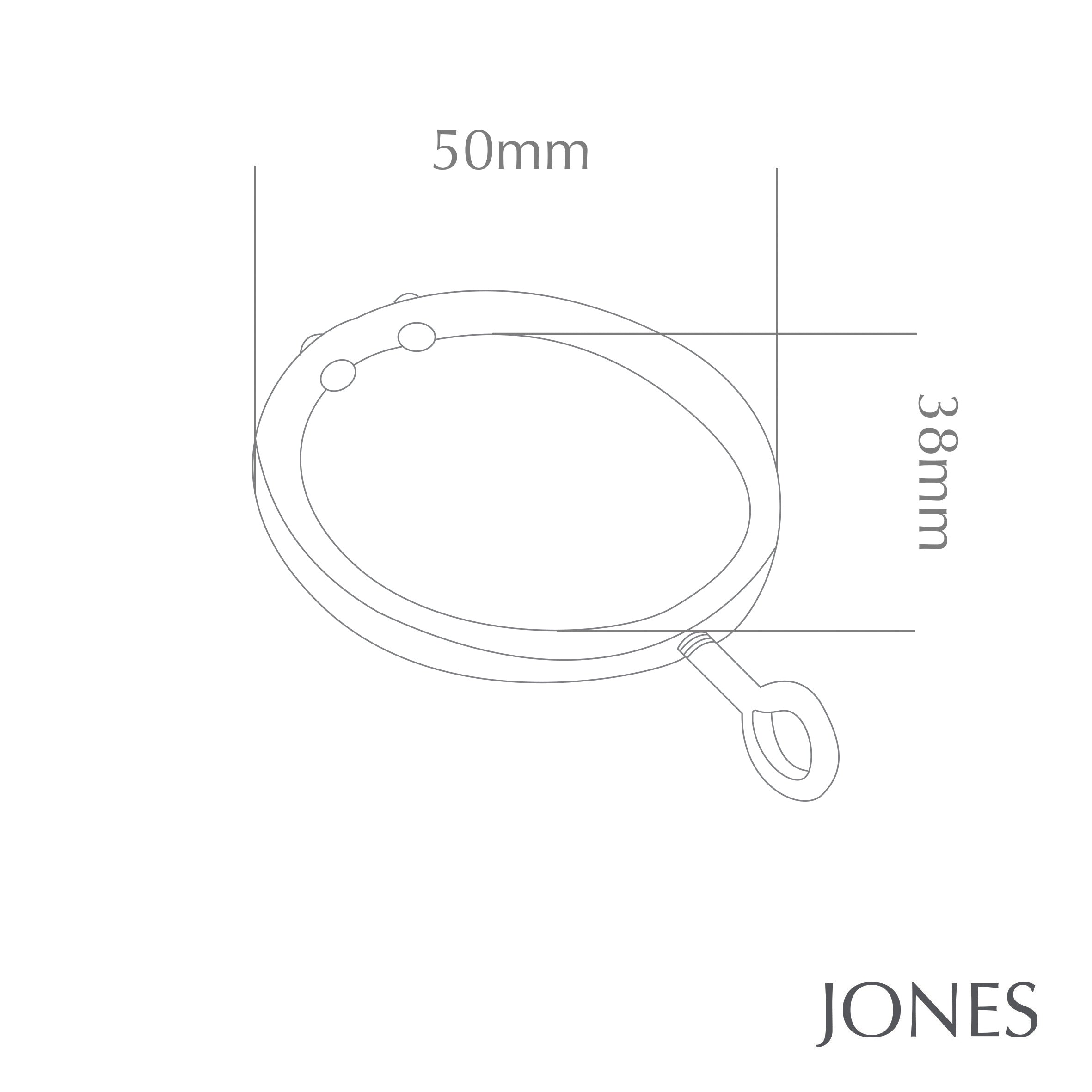 Jones Lunar Ball Finial Curtain Pole Set in Oak / Burnished Brass