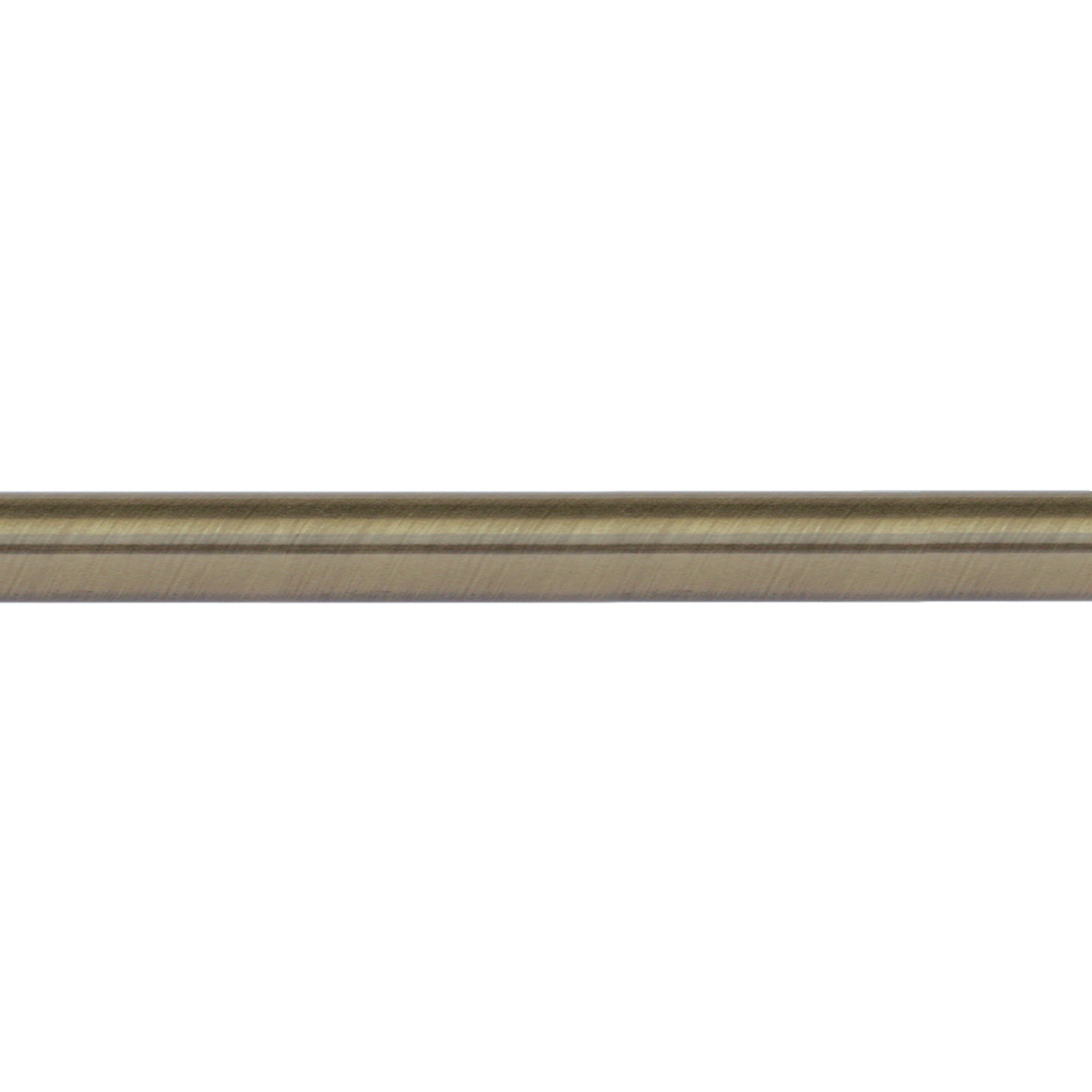 Jones Lunar Curtain Pole in Burnished Brass