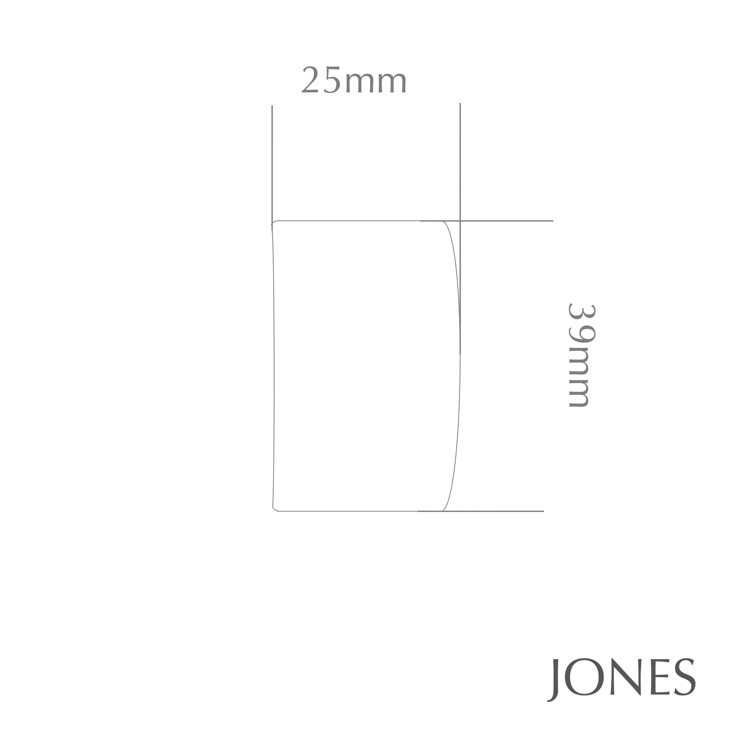 Jones Lunar End Cap Finial Curtain Pole Set in Oak / Burnished Brass