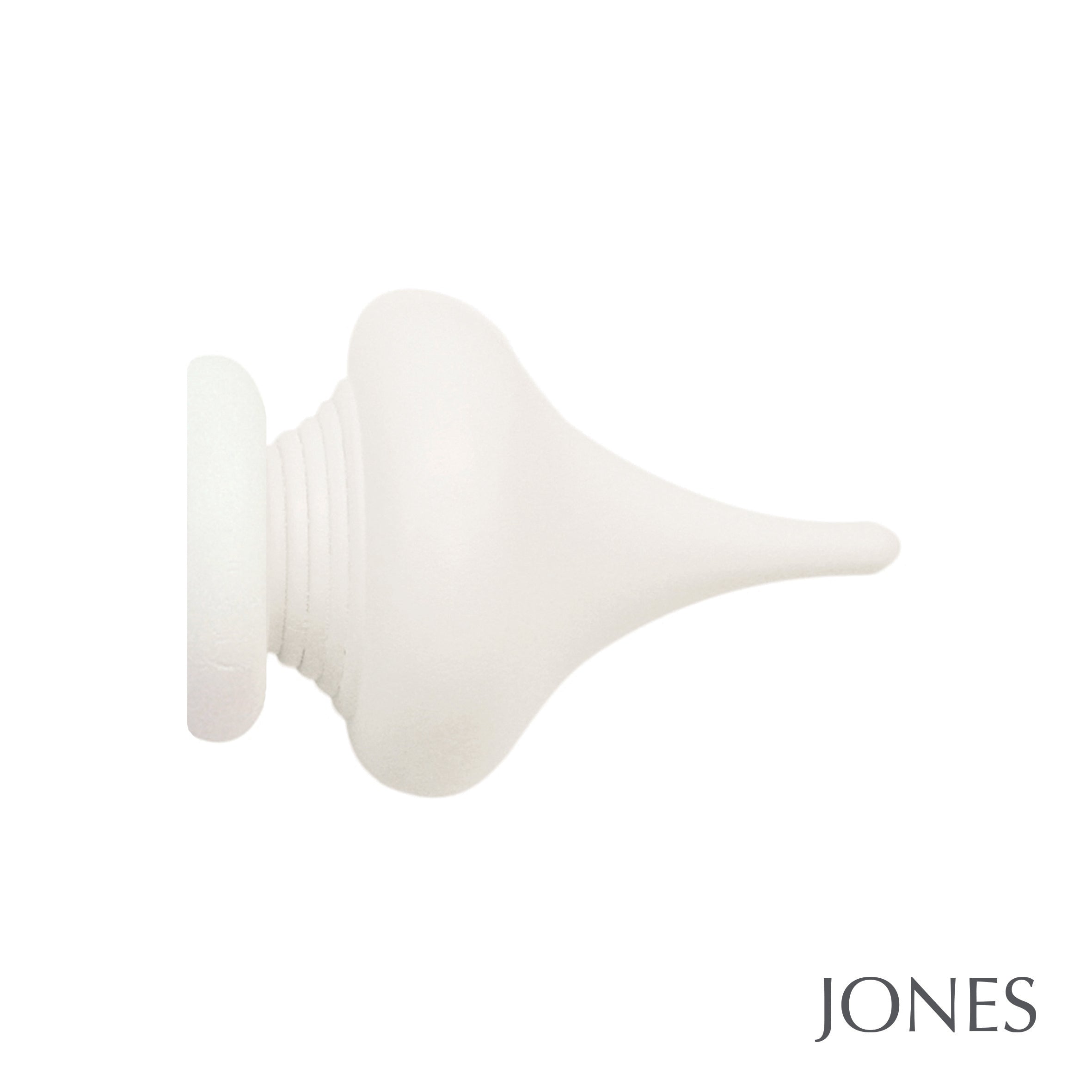 Jones Interiors Florentine Minaret Finial Curtain Pole Set in Cotton