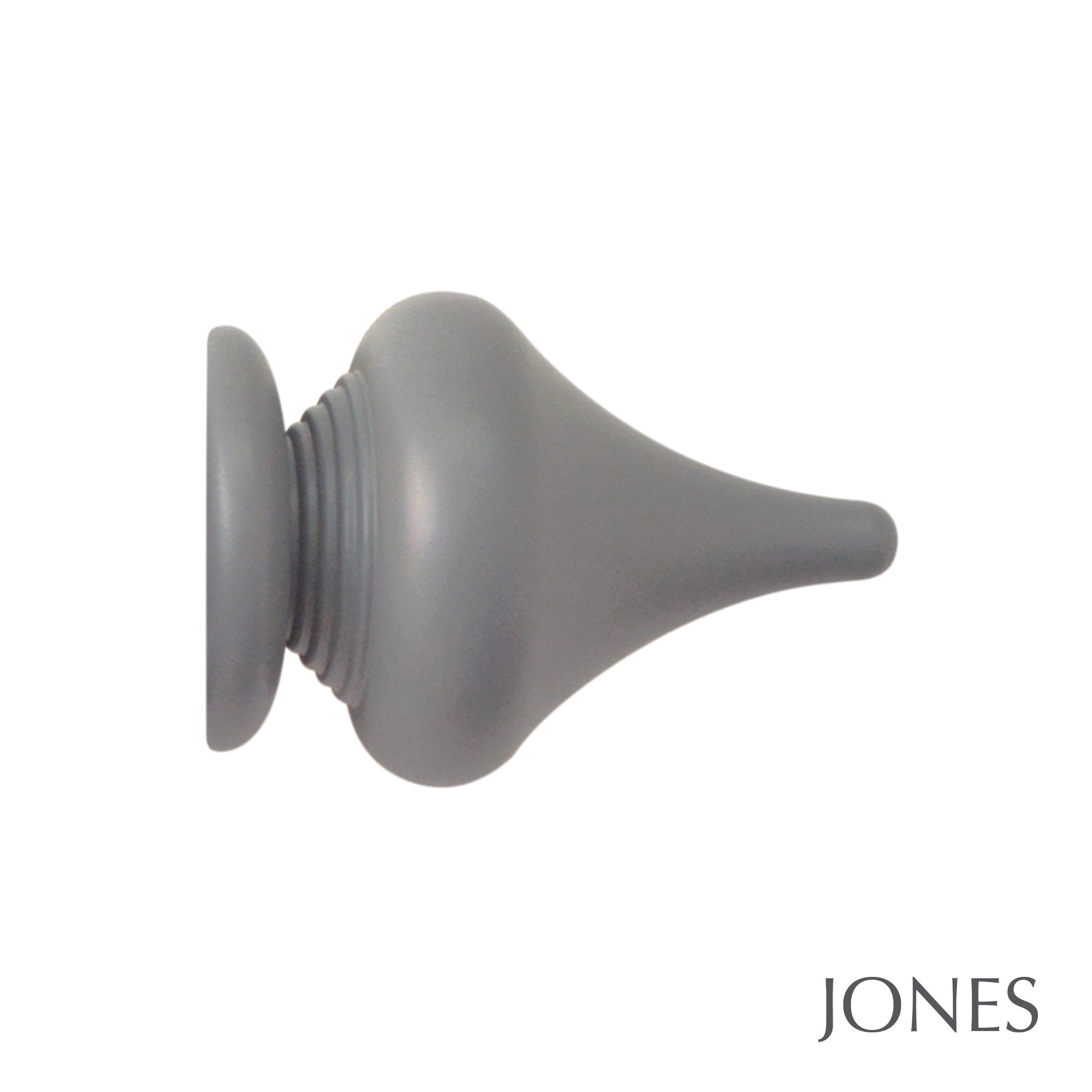 Jones Interiors Estate Minaret Finial Curtain Pole Set in Lead