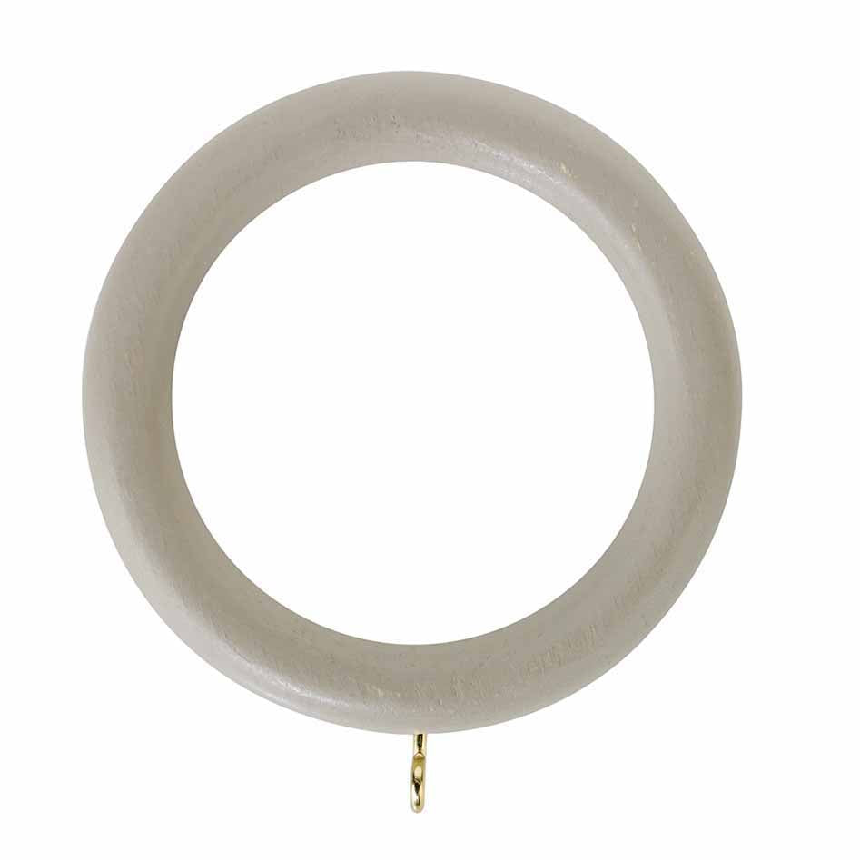 Hallis Honister Curtain Pole Rings in Café Latte