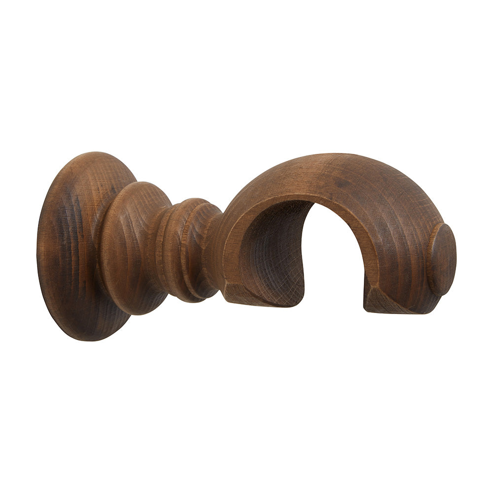 Hallis Modern Country Clasp Bracket in Dark Oak