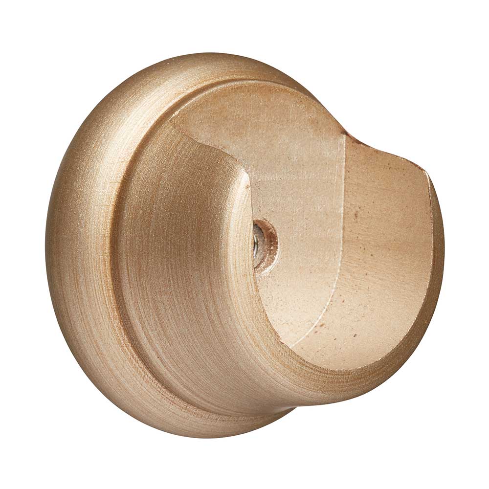 Hallis Museum End Bracket in Satin Oyster