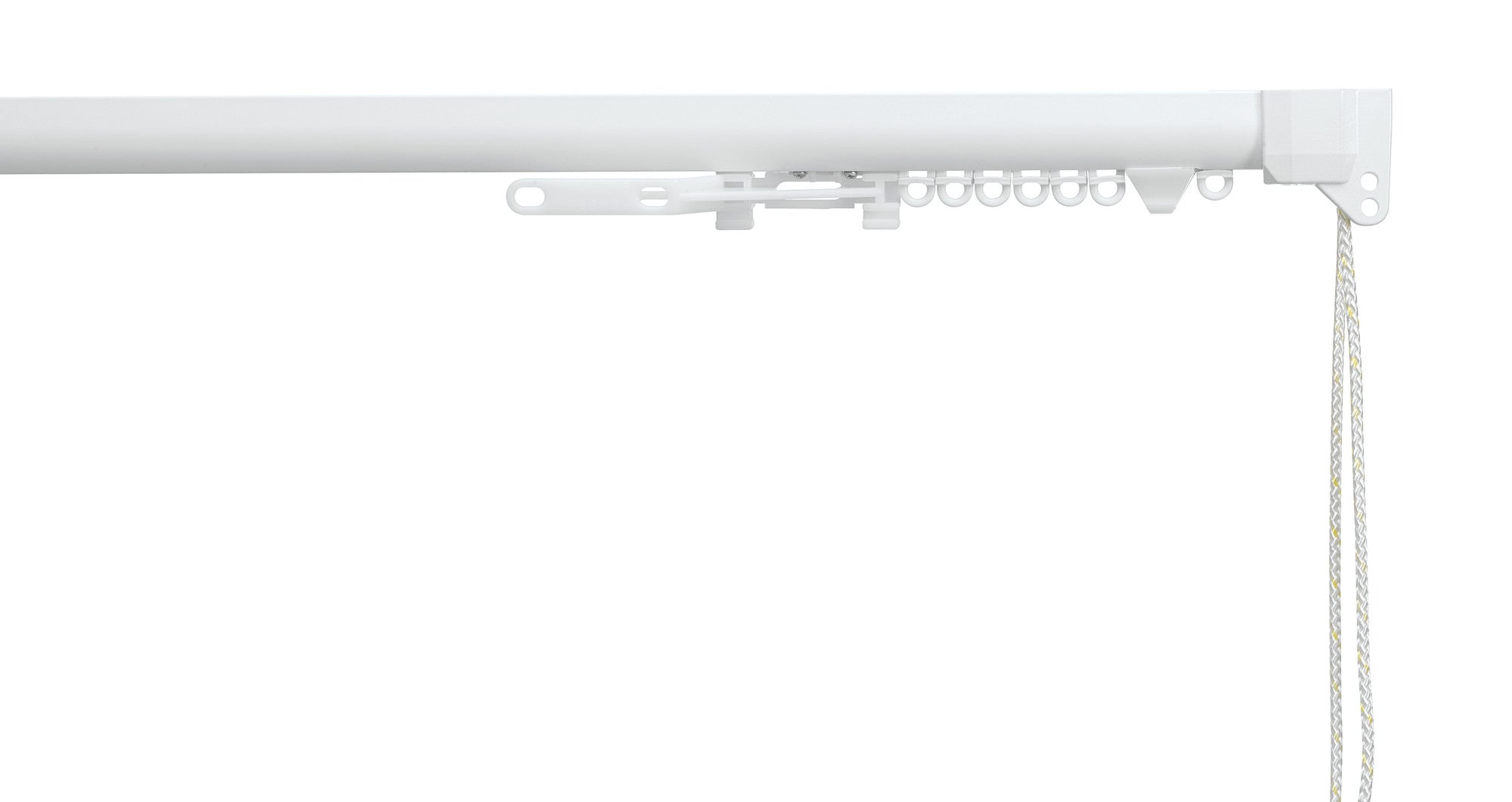 Silent Gliss 3840 Curtain Track in Matt White